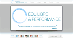 Desktop Screenshot of equilibre-performance.com