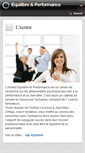 Mobile Screenshot of equilibre-performance.com